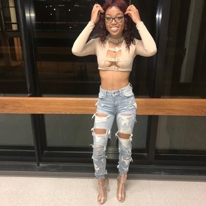 Pretty little thing crop top